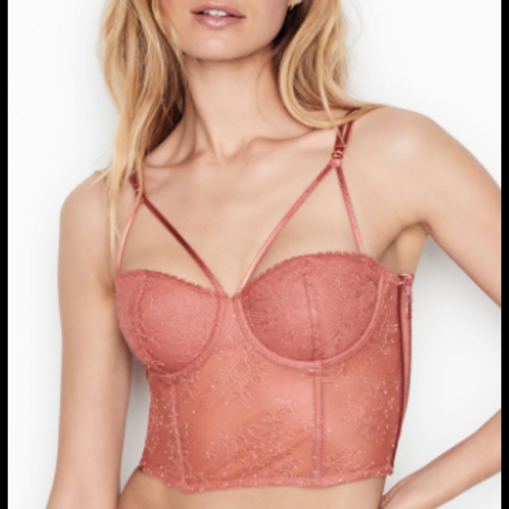 Pink Lace Bustier